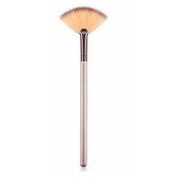 Mini Mask Applicator Facial Brush Natural Bristle Facial Contour Fan Brush Single highlighter fan Makeup Brush